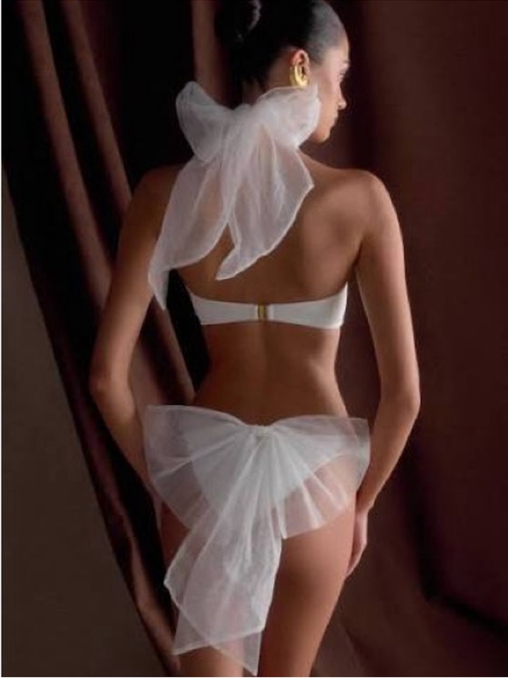 Meshki Bow Bridal Bikini